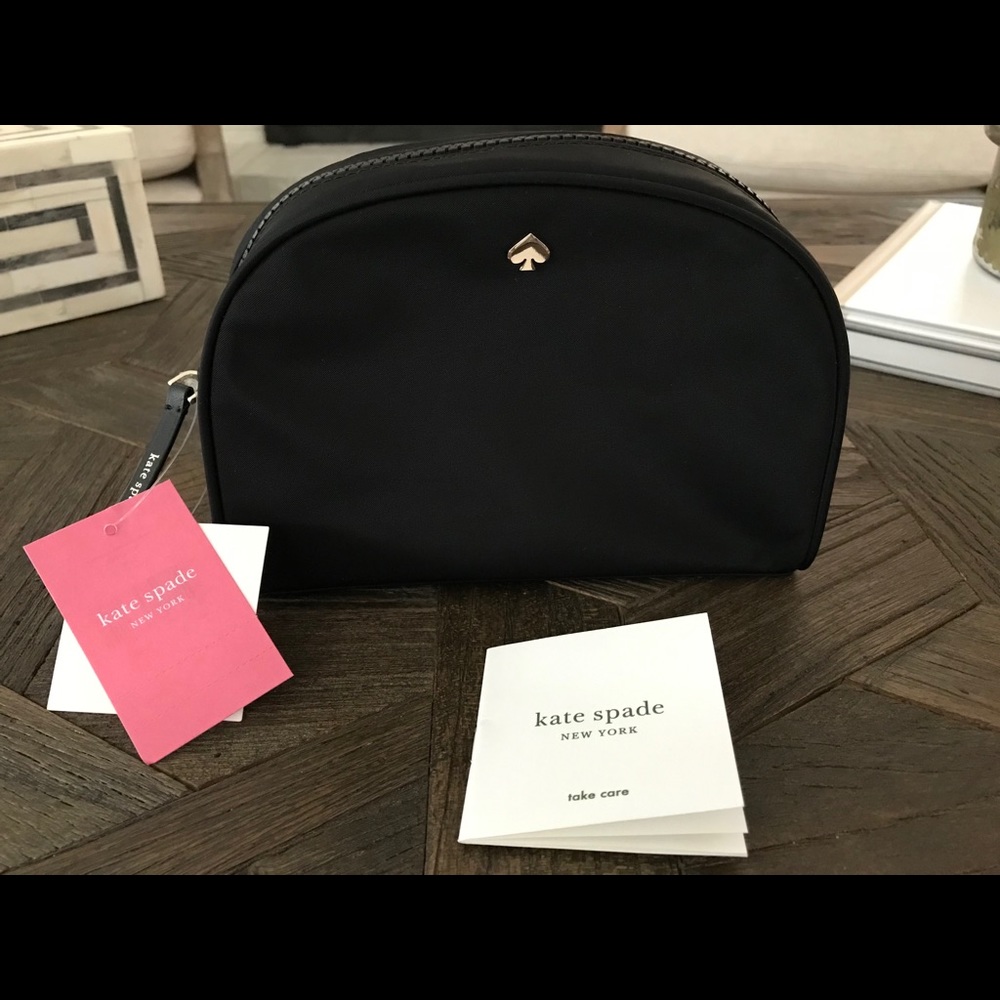 Kate Spade Medium Dome Cosmetic Pouch NWT!
